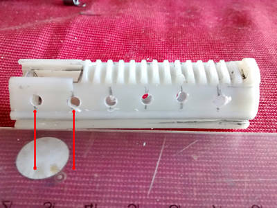 Como Fazer Alívio de Peso em Pistão de AEG - Furos 2mm
