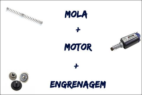 Mola Motor e Engrenagem de Airsoft. Qual escolher?